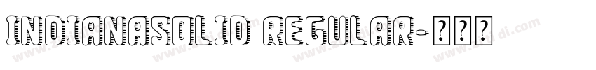 IndianaSolid Regular字体转换